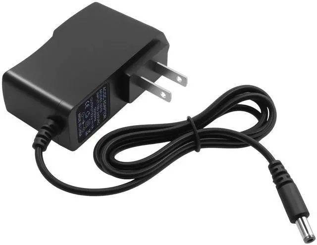 Main image of 12V 1A Power Supply Adapter, AC 100-240V to DC 12V 1000mA 12W, 5.5x2.5mm Center Positive Plug (Fits 2.1mm), 5ft Cord for LED Strips, CCTV Cameras, Routers