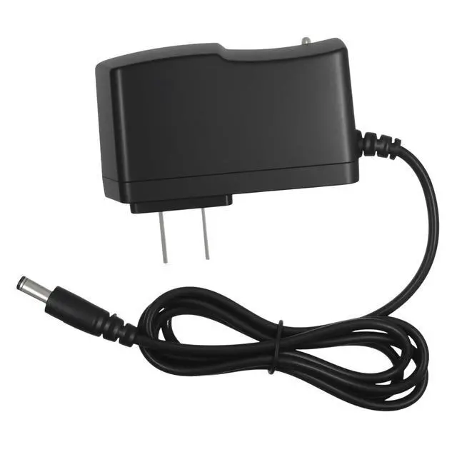 Alt view image 2 of 3 - 12V 1A Power Supply Adapter, AC 100-240V to DC 12V 1000mA 12W, 5.5x2.5mm Center Positive Plug (Fits 2.1mm), 5ft Cord for LED Strips, CCTV Cameras, Routers