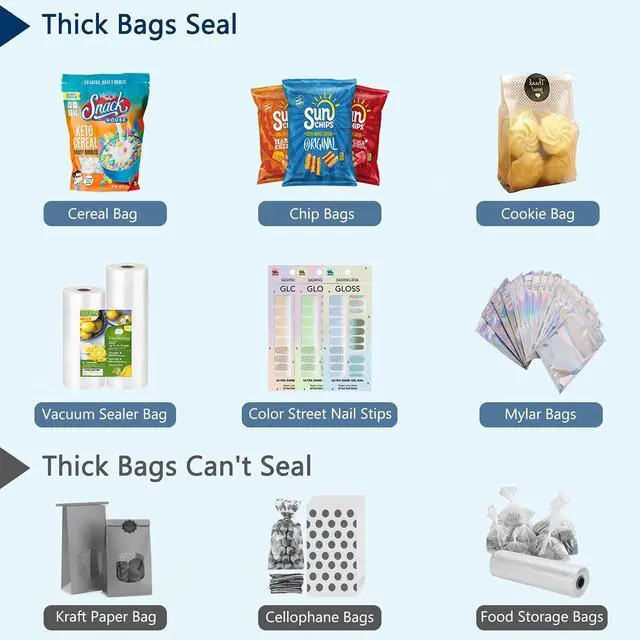 Alt view image 3 of 7 - Mini Chip Sealer, Portable Heat Bag Sealer for Food Storage