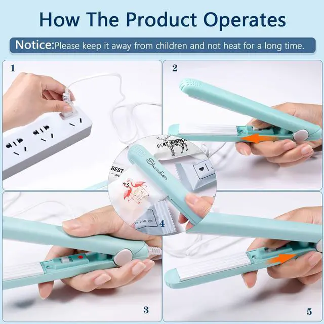 Alt view image 5 of 7 - Mini Chip Sealer, Portable Heat Bag Sealer for Food Storage