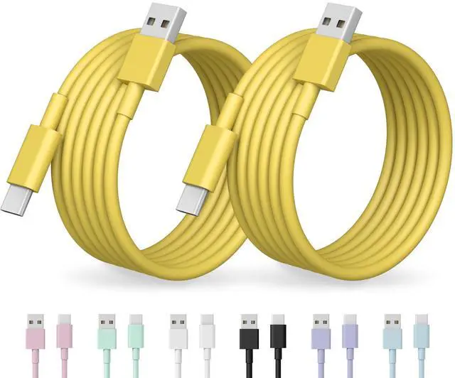 Main image of USB A to USB C Cable for iPhone 16 15 Car Charger Carplay Cable, 2Pack 5FT Type A to Type C Charger Cable Compatible with iPhone 16E 16 15 Pro Plus Pro Max, iPad Pro 12.9/13 11,iPad Air 5/4 Gen