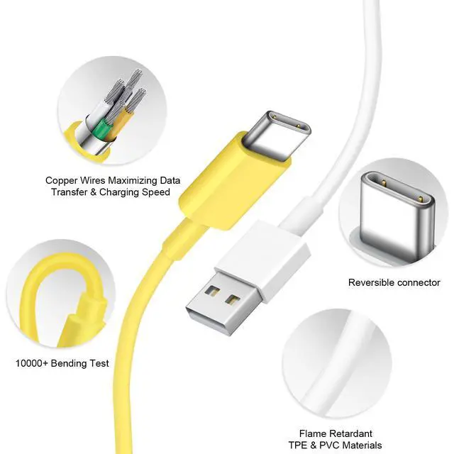 Alt view image 4 of 7 - USB A to USB C Cable for iPhone 16 15 Car Charger Carplay Cable, 2Pack 5FT Type A to Type C Charger Cable Compatible with iPhone 16E 16 15 Pro Plus Pro Max, iPad Pro 12.9/13 11,iPad Air 5/4 Gen