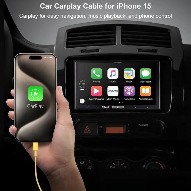 Alt view image 6 of 7 - USB A to USB C Cable for iPhone 16 15 Car Charger Carplay Cable, 2Pack 5FT Type A to Type C Charger Cable Compatible with iPhone 16E 16 15 Pro Plus Pro Max, iPad Pro 12.9/13 11,iPad Air 5/4 Gen