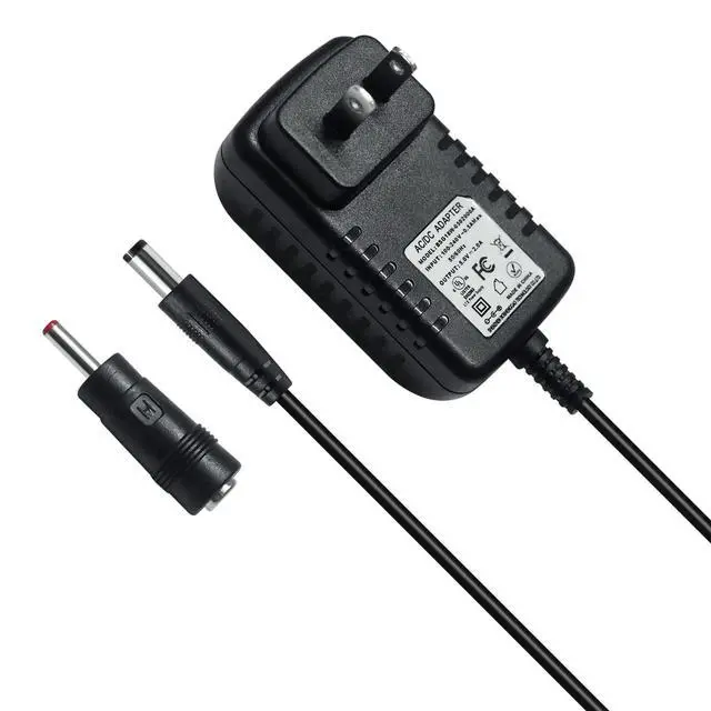 Alt view image 5 of 7 - 5V 2A Power Supply AC to DC Adapter 100-240V 50-60Hz Power Cord 5.5mm x 2.5mm 3.5mm x 1.35mm Plug Wall Charger Replacement 4ft 10W Output 5 Volt 2 Amp for Camera LED Strip Light Speaker