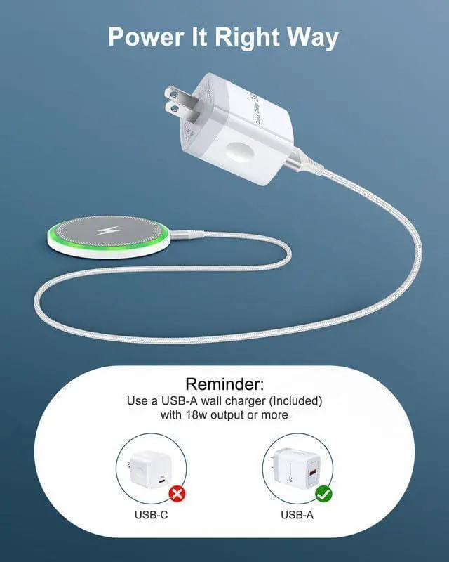 Alt view image 4 of 7 - 15W Wireless Charger for Samsung Galaxy S26 Ultra/S25 Ultra/S24 Ultra