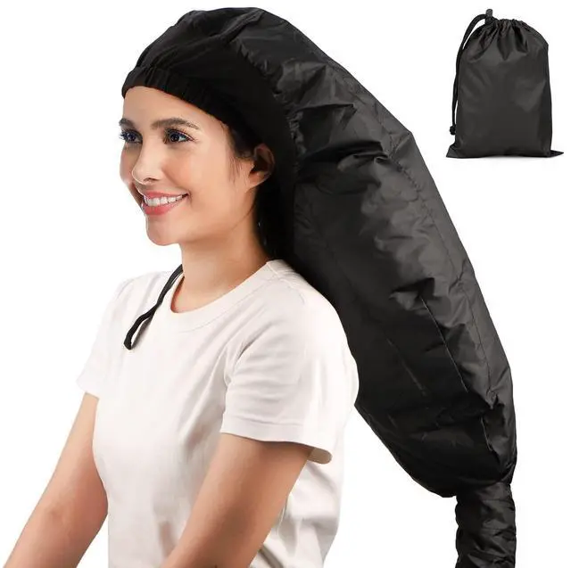 Main image of Bonnet Hooded Hair Dryer Attachment, Segbeauty Extra Large Adjustable Deep Conditioning Cap, Upgraded Drying Heat Cap with Elastic Strap for Natural Curly Textured Hair Care, Fast Drying, Styling