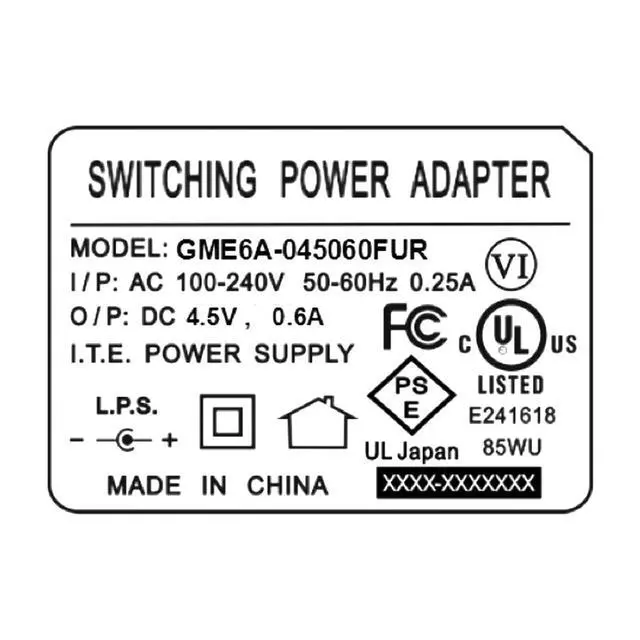 Alt view image 2 of 3 - AC Power Adapter for Talking Pill Reminder Clock Replacement