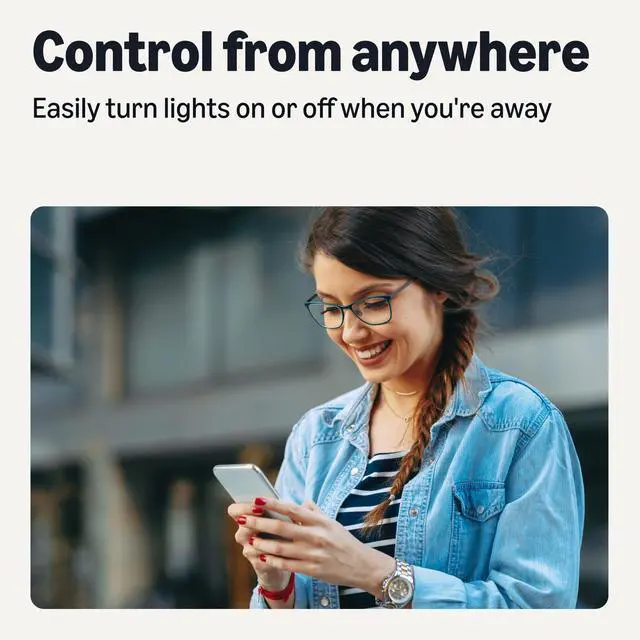 Alt view image 3 of 6 - Smart E12 LED Bulb, 6.0 Watts, 2.4 GHz Wi-Fi only, Works with Alexa Only, 2 Pack, Multicolor
