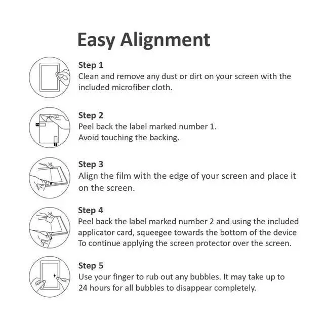 Alt view image 4 of 5 - Antiglare Screen Protector (2 Pack), for Amazon Kindle Paperwhite (2024 Releases) and Kindle Colorsoft
