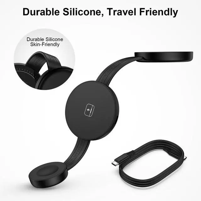 Alt view image 5 of 7 - iPhone Wireless Charging Station 3 in 1, Foldable Wireless Charger for Apple