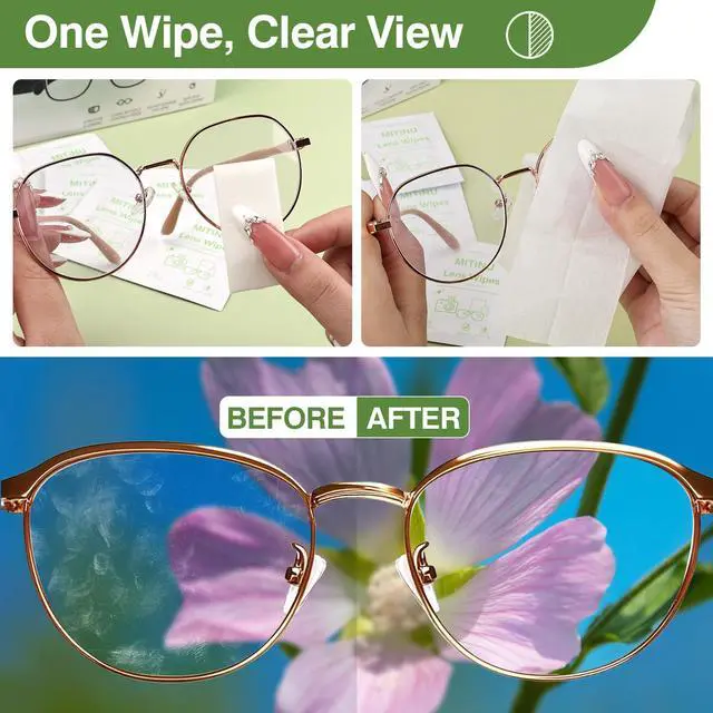 Alt view image 4 of 7 - 400 Count 6x6 inch Lens Wipes for Eyeglasses, Cleaner Wipes Pre-Moistened Individually Wrapped, Scratch-Free & Streak-Free for Camera Lens, Sunglasses, Gaming Glasses, VR Goggles, Phone Screens