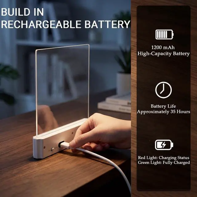Alt view image 5 of 7 - Book Light, Rechargeable LED Reading Light for Book, Upgraded Flat Book Lights for Reading with 3 Colors & Timer, Dimmable Panel Plate Book Lamp in Bed at Night - Gift for Readers Kids(Black)