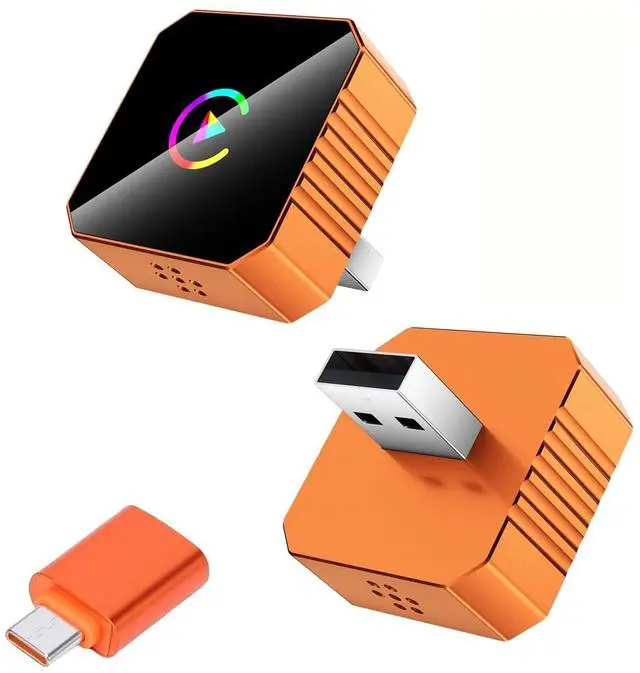 Main image of 2026 Upgraded 2in1 Wireless Carplay Adapter for Apple iPhone,Android Auto Carplay Adapter,Bluetooth,WiFi Dual Core,Mini Car Play Adapter USB &Type-c Dongle,Smaller,Fast,Stable,No Delay