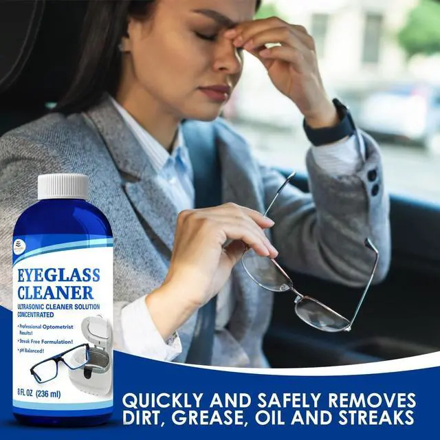Alt view image 5 of 7 - Ultrasonic Eyeglass Cleaner Solution. Concentrated Glasses Cleaner for use in Sonic and Ultrasonic Machines. (2)