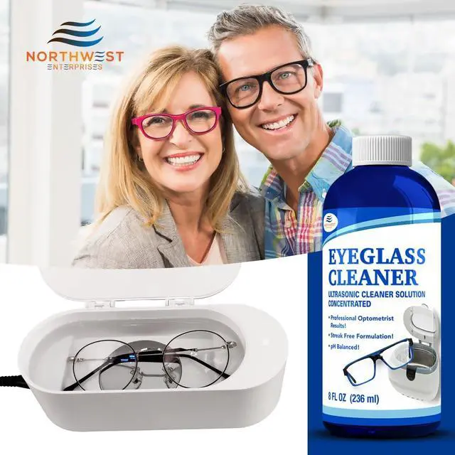 Alt view image 6 of 7 - Ultrasonic Eyeglass Cleaner Solution. Concentrated Glasses Cleaner for use in Sonic and Ultrasonic Machines. (2)