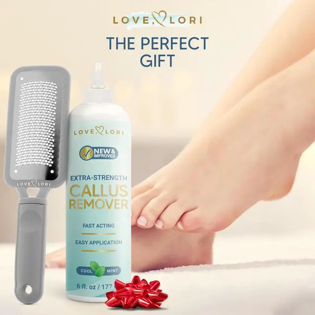Alt view image 6 of 7 - Remover Kit - Foot File & Callus Gel Feet Scrubber Dead Skin Scraper Bundle, 6oz