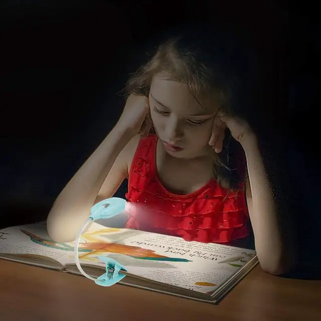 Alt view image 5 of 7 - Book Light for Reading at Night in Bed Kids Bookmark Bed Clip Book Lights for Kids Lamp Portable LED Reading Light with Flexible Cordless Reading Lamp for Travel