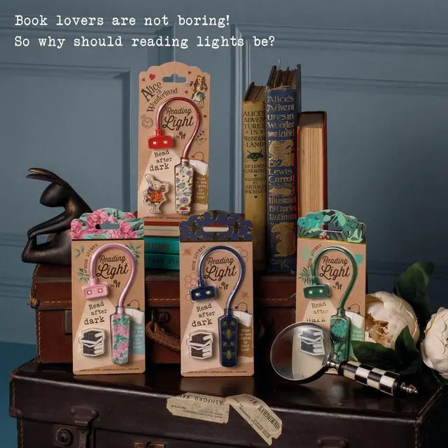 Alt view image 5 of 6 - Book Lover's Reading Light - Alice, Red