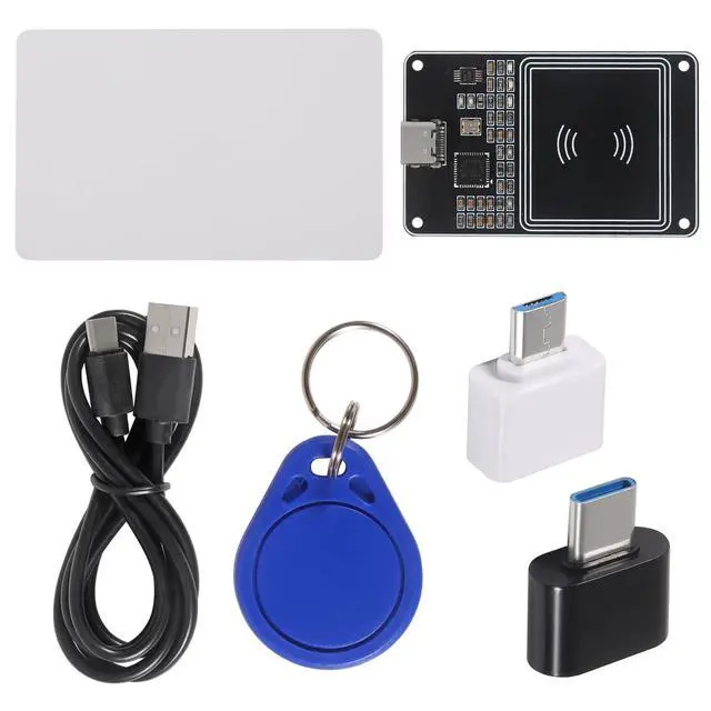Alt view image 6 of 6 - 2Sets PN532 V2.0 NFC RFID Wireless Module V3 User Kits Reader Writer Mode IC S50 Card PCB Attenna I2C IIC SPI HSU Type C Interface for Arduino Raspberry Pi
