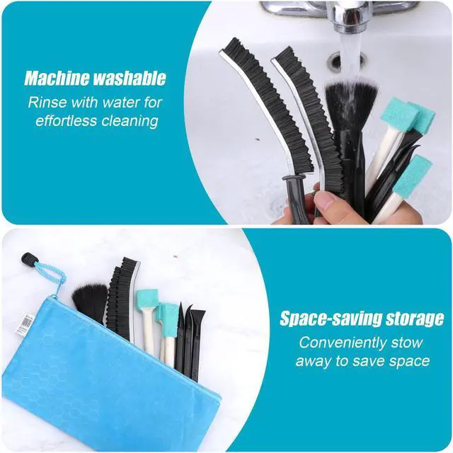Alt view image 5 of 7 - Car Detailing Kit Interior,Car Cleaning Interior Cleaner Brush Kit Tool,Car Care Detail & Clean Supplies Accessories Kits,Suitable for Auto,SUV,Truck,Sedan,Dashboard,Panel,10 Pcs Tools Sets