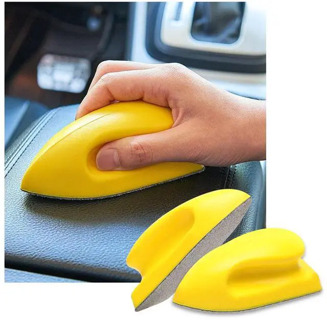 Main image of 2PCS Nanometer Scratch-Free Car Interior Cleaning Brushes, Leather Car Seat Brusher with Easy Handle, for Vehicle Dashboand, Furniture Couch Boots Sofa, Leather Fabric