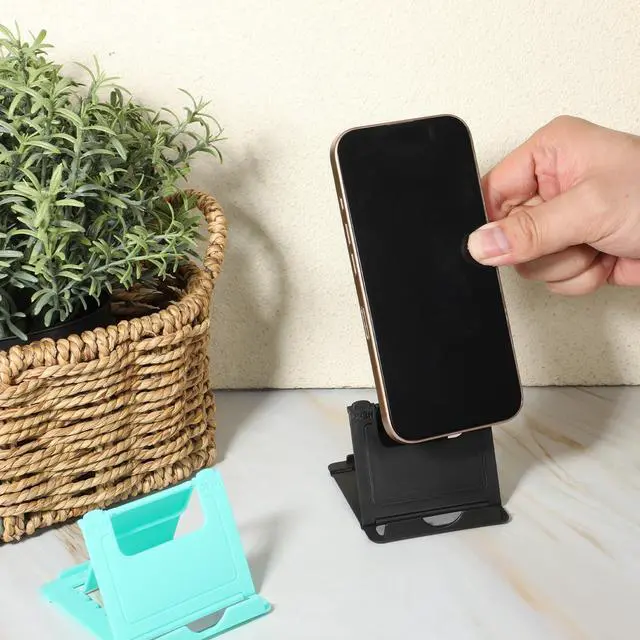 Alt view image 5 of 7 - 7 Pack Foldable Phone Stands Holder, Multi-Angle Desktop Tablet Stand Portable Universal Tabletop Phone Holder for All Mobile Smart Cell Phones Tablet Display