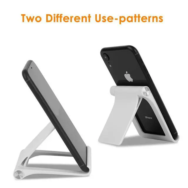 Alt view image 3 of 7 - Cell Phone Desk Stand Holder Multi-Angle Adjustable Phone Desk Stand Tablet Holder for iPhone 17 16 15 14 13 12 11 Pro Max XS XR Samsung Galaxy S22 S21 S20 S10 S9 Edge Android Smartphone