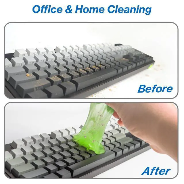 Alt view image 5 of 7 - Car Cleaning Gels, Super Clean Clean Putty Dust Cleaner Kit, Auto Detailing Tools Cleaning Putty Car Interior Cleaner, Keyboard Cleaner, Cleaning Slime Car Cleaning Supplies Gift for Men Women