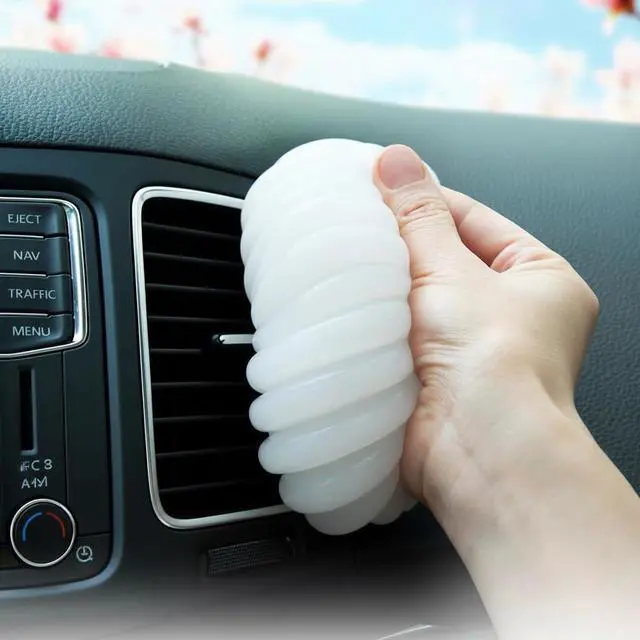 Main image of Cleaning Gel for Car Cleaner Cleaning Kit Automotive Air Vent Dust Cleaning Slime for Auto Cleaning Putty Universal Dust Car Accessories Car Interior Cleaner Keyboard Cleaning Laptop White