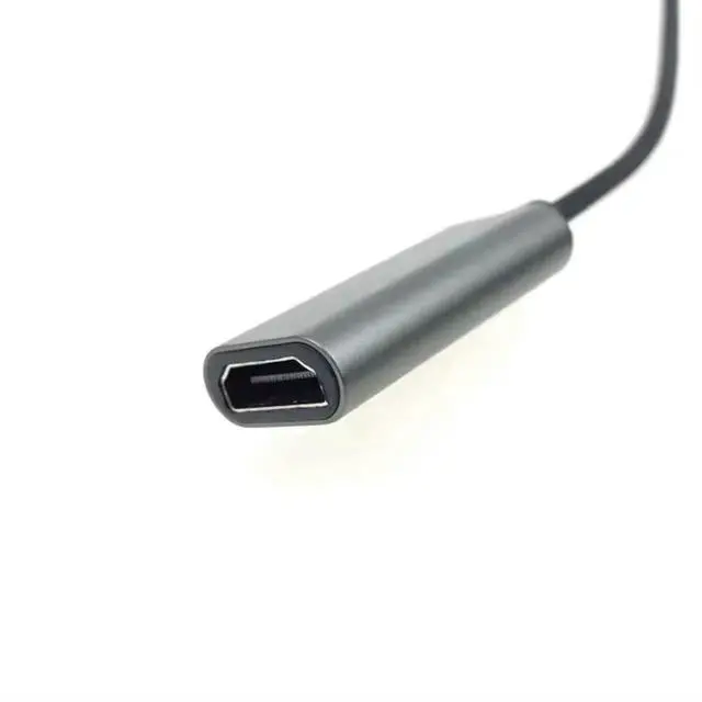Alt view image 4 of 5 - USKyper-484K (1 Pack) USB C to HDMI Adapter 4K@30Hz Type-C to HDMI Cable Compatible with Thunderbolt 3/4 MacBook Pro/Air iPhone 15 Pro Max Dell XPS HP ThinkPad Surface iPad HDTV