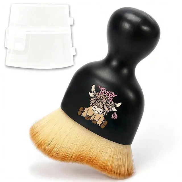 Main image of Highland Cow Car Detailing Brush Soft Bristle Cars Interior Cleaning Brush,Automotive Dust Brushes Cow Car Accessories,for Vehicle Interior Detailing Care Highland Cows Gifts for Women Men
