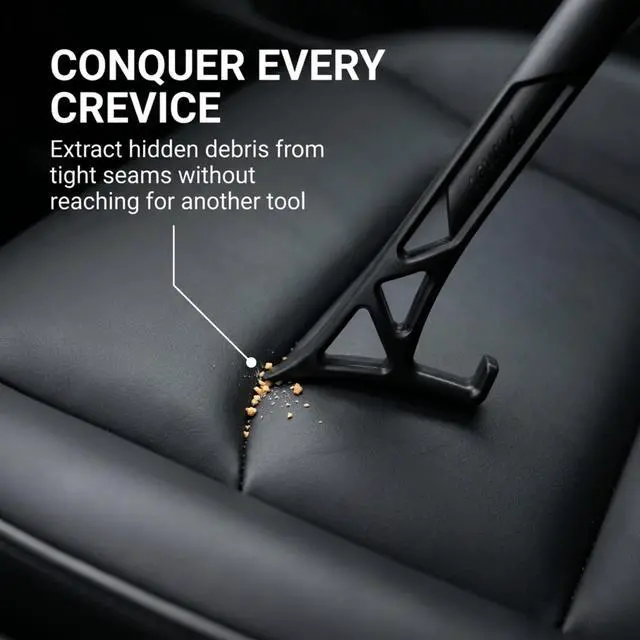 Alt view image 4 of 7 - 3 in 1 Patent Pending in House Design from Proper. Detail Automotive Interior or Exterior, get Professional Results with Proper Detail Brushes Car Detailing