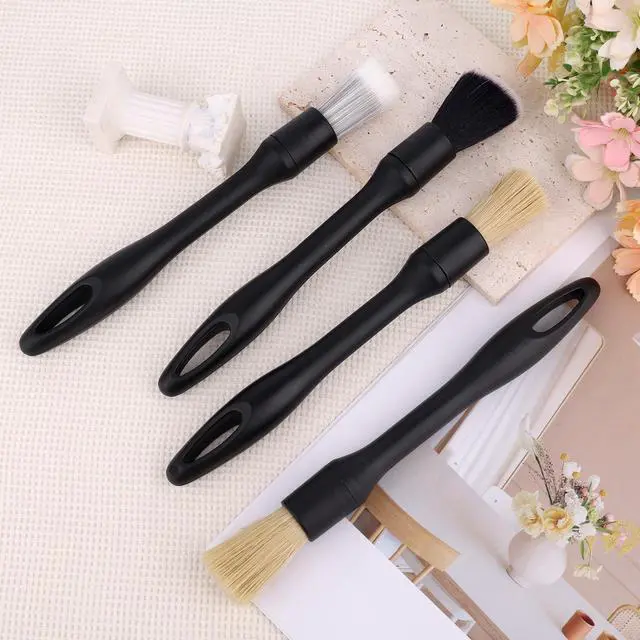 Alt view image 3 of 7 - 6pcs Car Detailing Brush Set, Soft Medium and Hard Bristle Automotive Cleaning Brushes Multi-Use Car Interior Detail Dust Brush Tools for Auto Truck SUV RV Motorcycle Leather Exterior