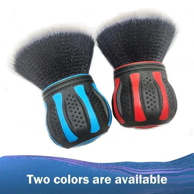 Alt view image 4 of 7 - Car Interior Brush, Soft Bristles with Storage Rack, Car Beauty Tools, Car Detailing Brush Kit, Suitable for Most Cars (Blue)