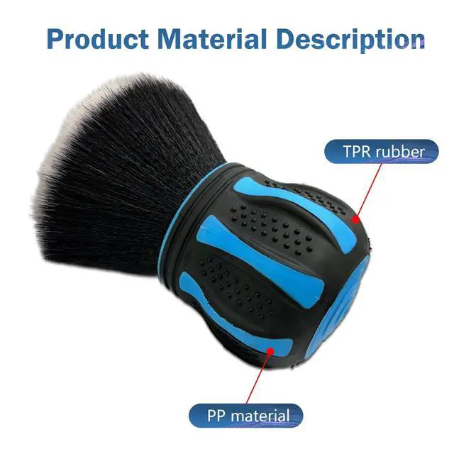 Alt view image 7 of 7 - Car Interior Brush, Soft Bristles with Storage Rack, Car Beauty Tools, Car Detailing Brush Kit, Suitable for Most Cars (Blue)