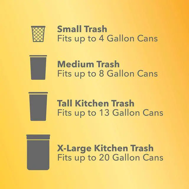 Alt view image 7 of 7 - ForceFlex MaxStrength Tall Kitchen Trash Bags, 13 Gal, Gain Original, 34 Ct (Pack May Vary)
