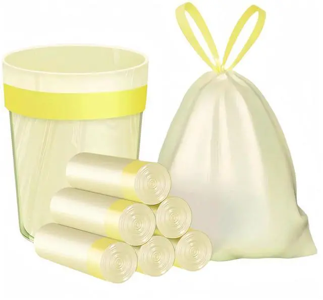Main image of 4 Gallon Trash Bags, 54 Count, Heavy Duty Puncture Resistant Garbage Bags, Multipurpose for Bathroom Bedroom Office Dorm RV(Ivory)