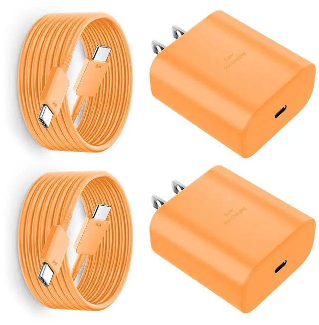 Main image of 45W USB C Super Fast Charger Type C Charger Fast Charging Android Phone Charger Block with 10FT Type C Charging Cable for Samsung Galaxy S26 Ultra/S26/S26+/S25/S25 Ultra/S25+/S24 Ultra/S23 Ultra/S22