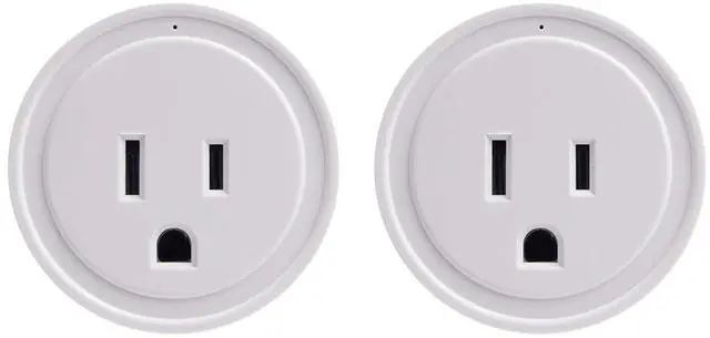 Alt view image 2 of 7 - Energizer Connect Smart WiFi Plug 2 Pack, Mobile Connect App Enabled, Voice Controlled, Alexa, Echo, Siri, Hey Google Enabled, No Hub Required, Mini Outlet 15-Watt, 2.4GHz, ETL & FCC Certified