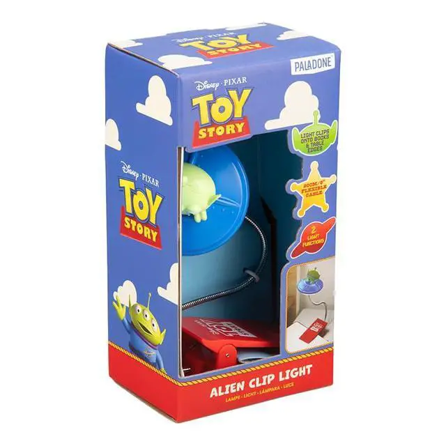 Alt view image 3 of 6 - Toy Story Alien Book Light ClipOn Reading Lamp for Books and Bed Flexible Arm Kids Light