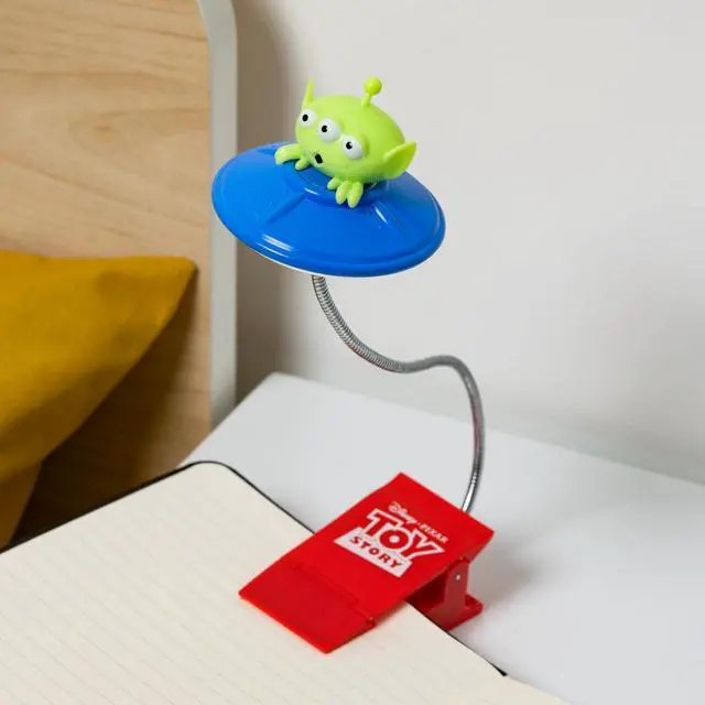 Alt view image 2 of 6 - Toy Story Alien Book Light ClipOn Reading Lamp for Books and Bed Flexible Arm Kids Light