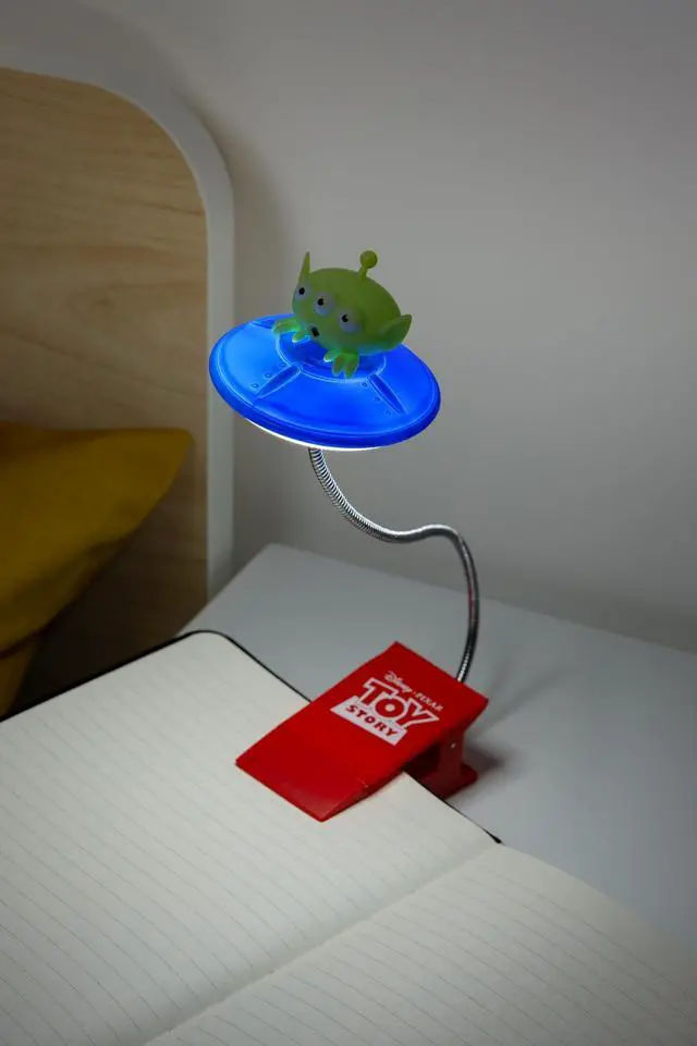 Alt view image 4 of 6 - Toy Story Alien Book Light ClipOn Reading Lamp for Books and Bed Flexible Arm Kids Light