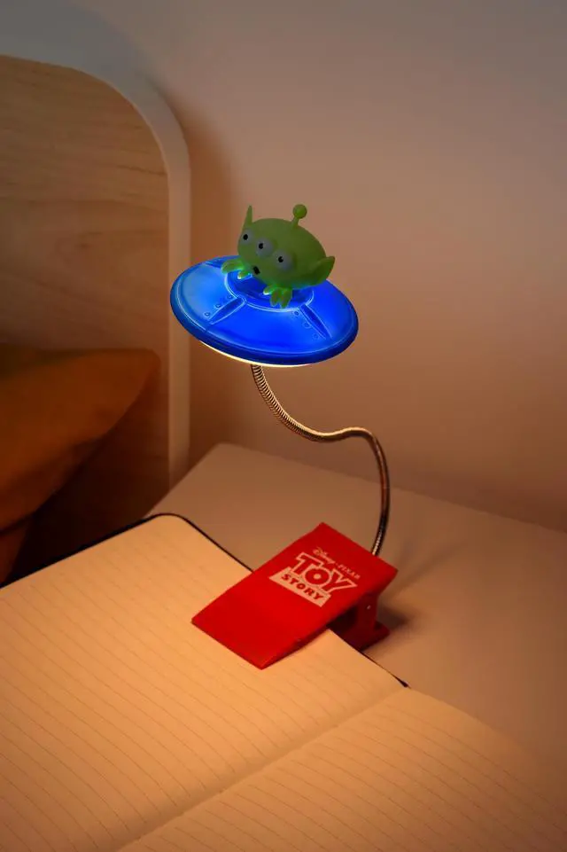 Alt view image 5 of 6 - Toy Story Alien Book Light ClipOn Reading Lamp for Books and Bed Flexible Arm Kids Light