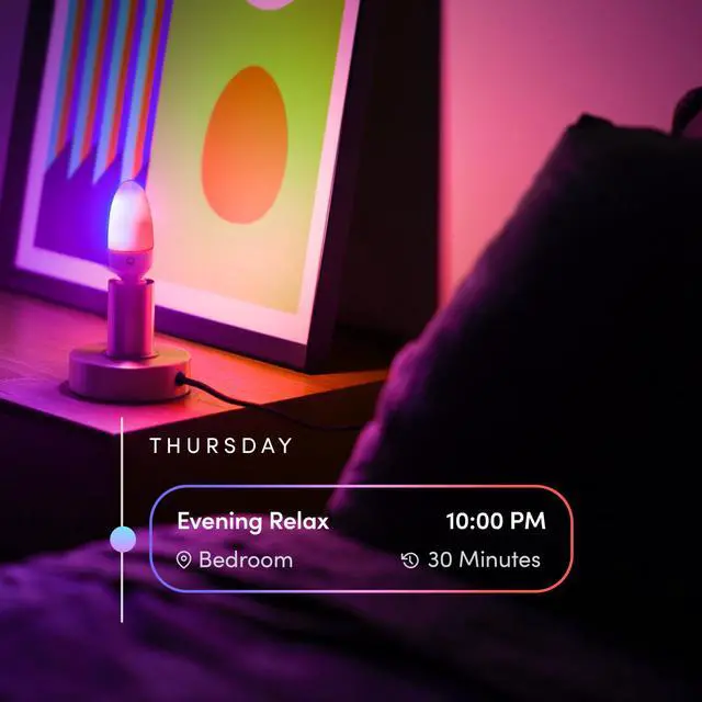 Alt view image 3 of 7 - E12 Candle Color Wi-Fi Smart LED Light Bulb, PolychromeColor, Multi-Zone Dimmable, No Hub Req, App & Voice Control, Compatible with Alexa, Apple HomeKit, Google Assistant & Microsoft Cortana