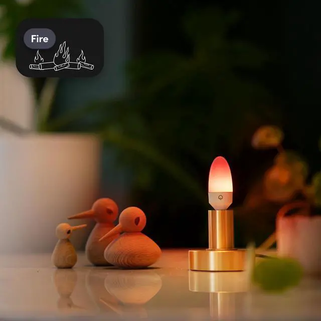 Alt view image 5 of 7 - E12 Candle Color Wi-Fi Smart LED Light Bulb, PolychromeColor, Multi-Zone Dimmable, No Hub Req, App & Voice Control, Compatible with Alexa, Apple HomeKit, Google Assistant & Microsoft Cortana