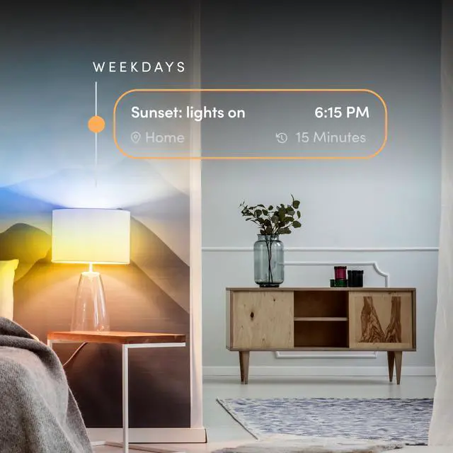 Alt view image 4 of 7 - E12 Candle Color Wi-Fi Smart LED Light Bulb, PolychromeColor, Multi-Zone Dimmable, No Hub Req, App & Voice Control, Compatible with Alexa, Apple HomeKit, Google Assistant & Microsoft Cortana