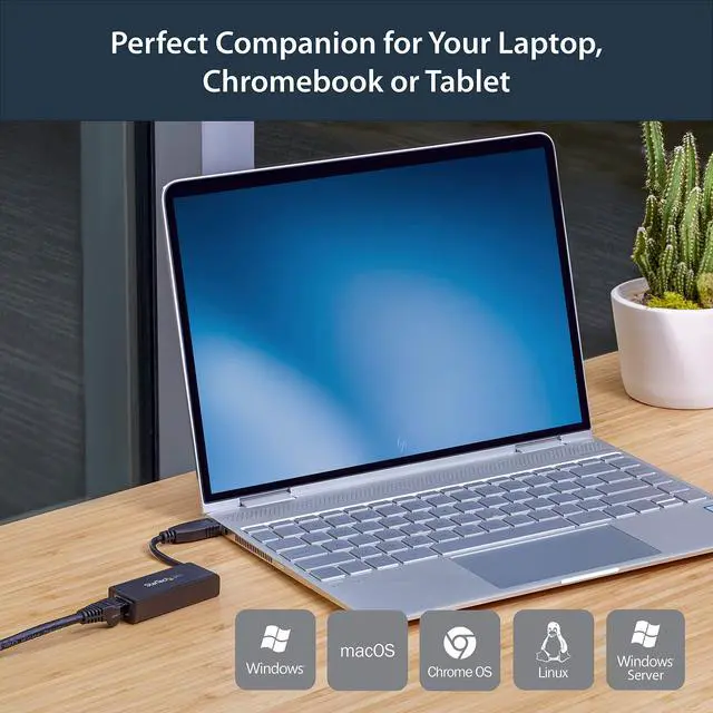 Alt view image 5 of 6 - Add Gigabit Ethernet Network Connectivity to A Laptop Or Desktop Through A USB 3