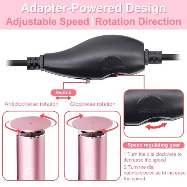 Alt view image 2 of 7 - FSA&HSA Electric Foot Callus Remover - Callus Remover for Feet,Professional Pedicure Tool for Dead Skin,Electric Foot File with 60 Pcs Sandpaper Discs - Pink