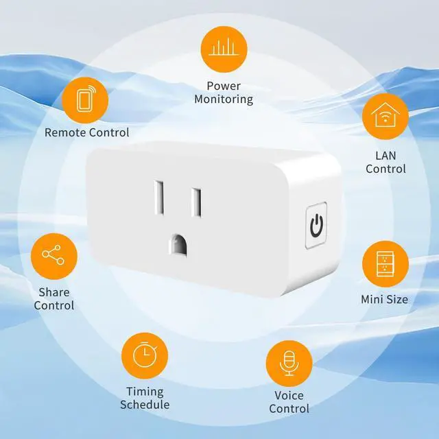 Alt view image 2 of 7 - Plug,Support SmartThings, ETL & FCC Certified, 4 Pack