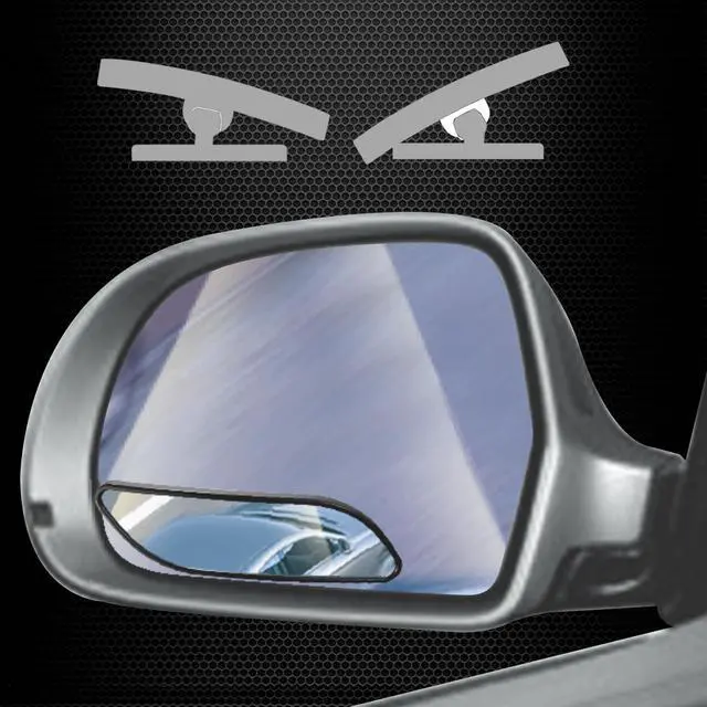 Alt view image 6 of 7 - Blind Spot Mirror, HD Glass ABS Housing Convex Wide Angle Rearview Blind Spot Car Mirror for Car SUV and Truck (Framed, Medium, Pack of 2)